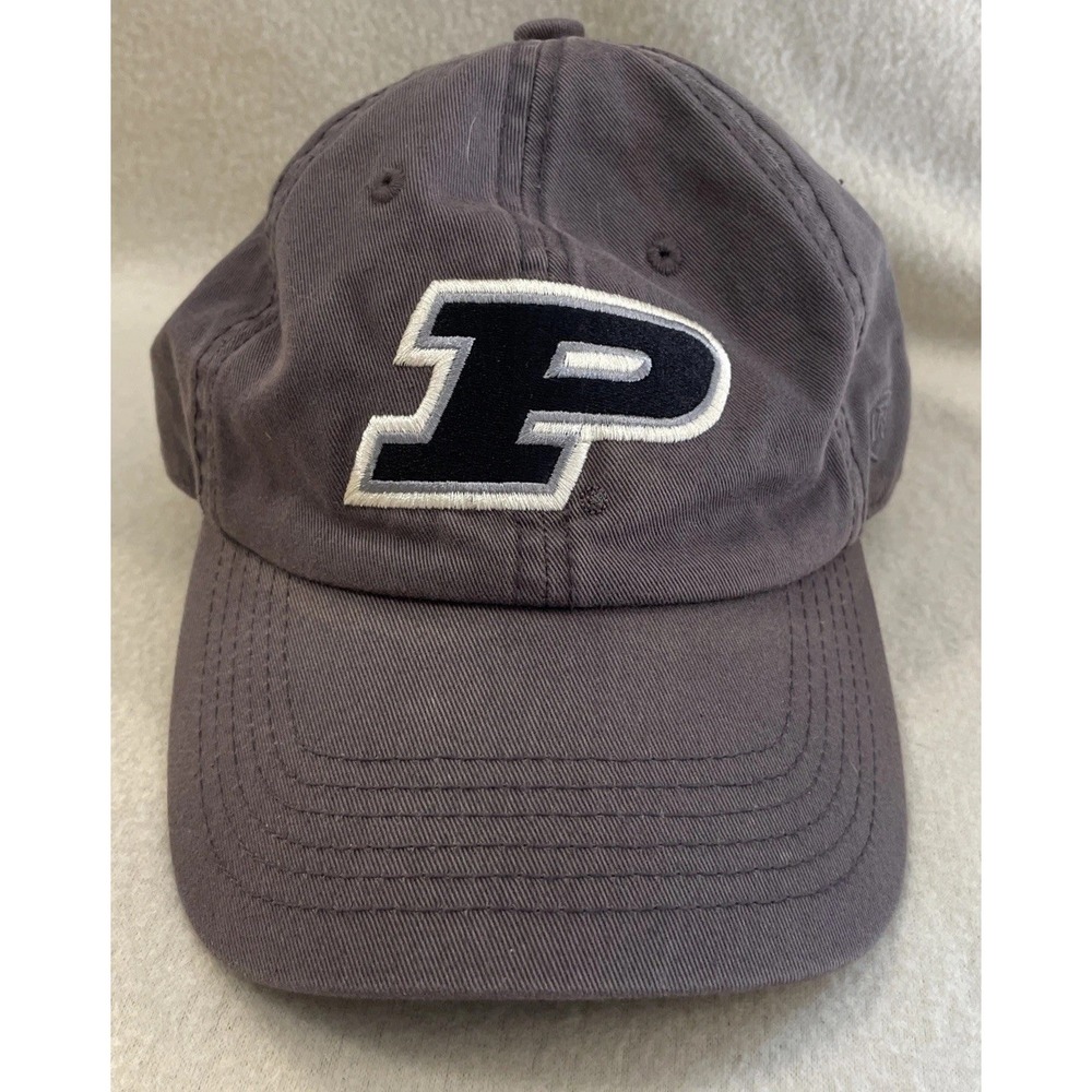 Purdue University Boilermakers Top Of The World Adult One Size Gray Baseball Cap